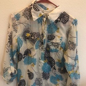 Floral Magazine Shirt